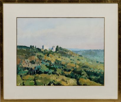 Paul LENGELLÉ (1908-1993)
Aerial view of...