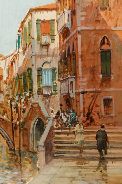 Raimondo ROBERTI (XXe)
Venezia
Huile sur...