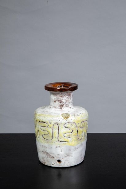 Jean RIVIER (1915-2017)
Glazed ceramic lamp...