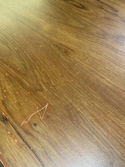 Enfilade de bureau en bois stratifié ouvrant...