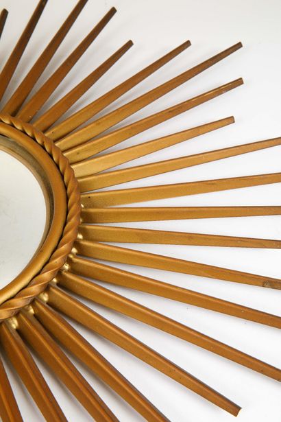 Chaty Vallauris
Witch sun mirror in gilded...