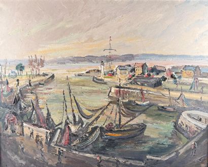 Pierre Jean DUMONT (1884-1936)
Port en Bretagne...