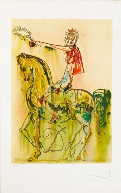 Salvador DALI (1904-1989)
(SERIES LES CHEVEUX...