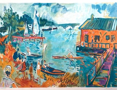 Jean-Claude PICOT (1933-2020)
CHATOU NAUTIQUE
Lithoagraphie...