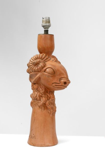 Jean MARAIS (1913-1998)
Lamp featuring a...