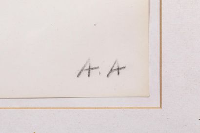 Angel ALONSO (1923-1994)
COMPOSITION
Encre...