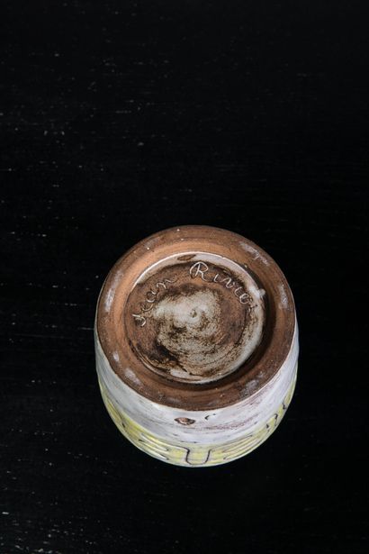 Jean RIVIER (1915-2017)
Glazed ceramic lamp...