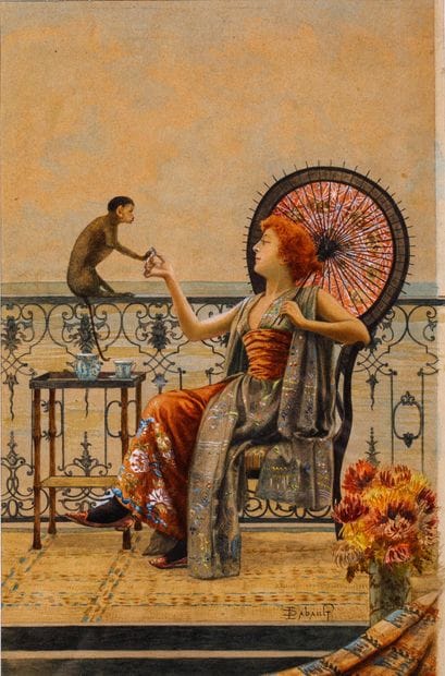 Henri Ernest DABAULT (1858-1935)
Woman with...