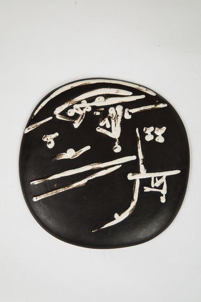 Pablo PICASSO (1881-1973)
Beach scene, 1956
Round-square...