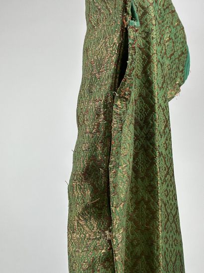 Set of a Chinese-style long dress and bolero,...