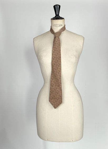Set of five silk ties of various brands in...