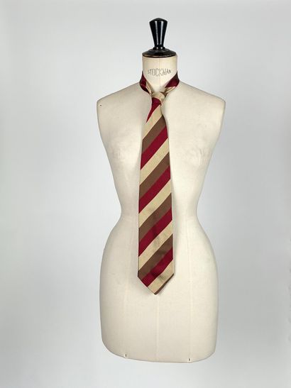 Set of five silk ties of various brands in...