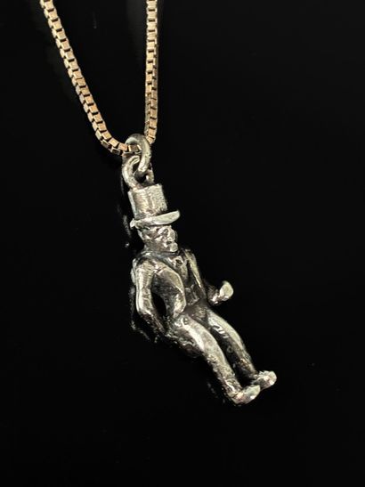 Pendentif en argent 925 millièmes figurant...
