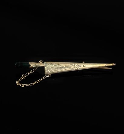 Broche poignard corse 