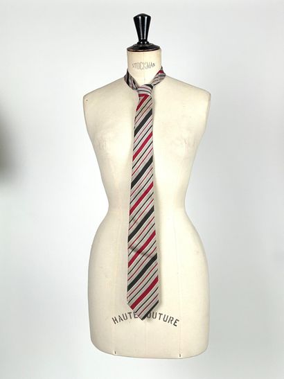BALMAIN VENDÔME
Set of two silk ties decorated...
