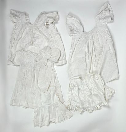 Ensemble de 3 robes de fillettes en coton...