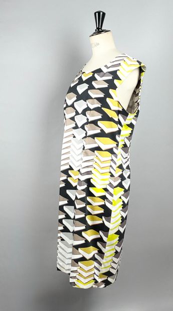 Paul BRIAL
Robe droite en coton à motif de...