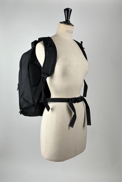 Black fabric backpack and satchel set 
Condition...