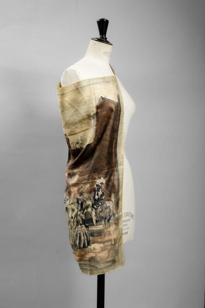 Jeanne LANVIN
Silk square titled Casitllo...
