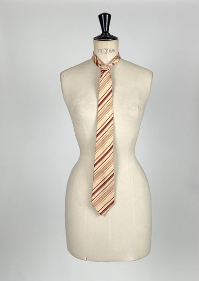 Set of five silk ties of various brands in...