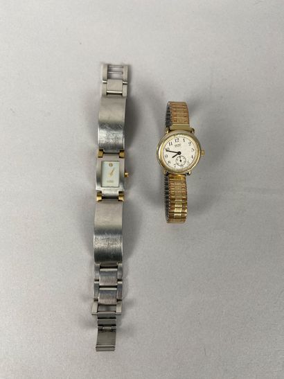 Two ladies' wristwatches, one Seiko steel...