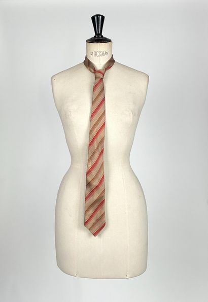 Set of five silk ties of various marks in...