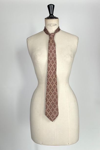 Set of five silk ties of various brands in...