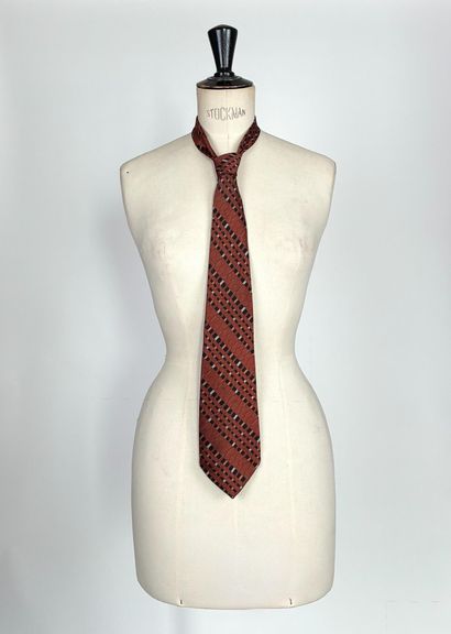 Set of five silk ties from the houses of...