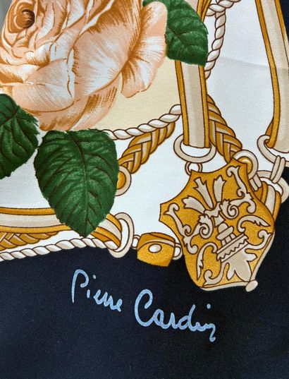 Set of three silk and polyester squares from...