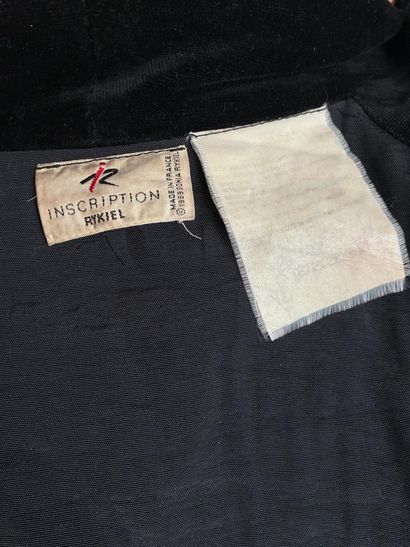 INSCRIPTION RYKIEL
Veste en tissus mélagés...