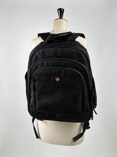 Black fabric backpack and satchel set 
Condition...