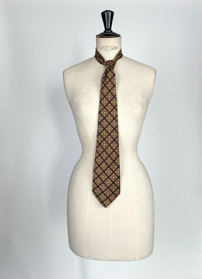 Set of five silk ties from the houses of...