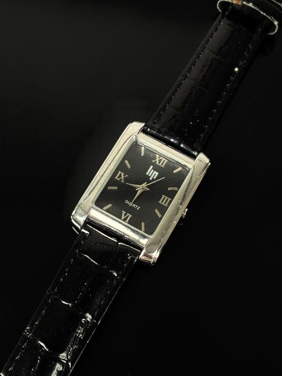 LIP 
Rectangular ladies' watch with stainless...