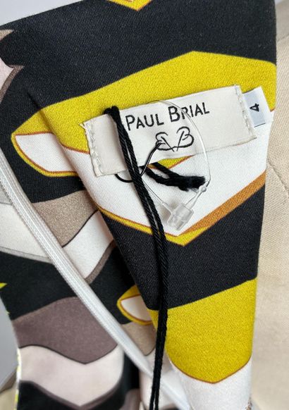 Paul BRIAL
Robe droite en coton à motif de...