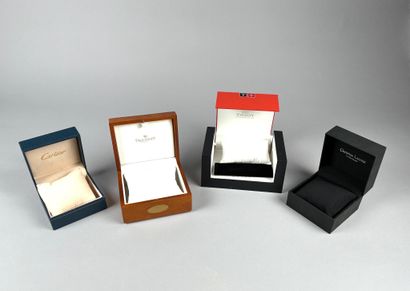 Set of four watch cases by Christian Lacroix,...