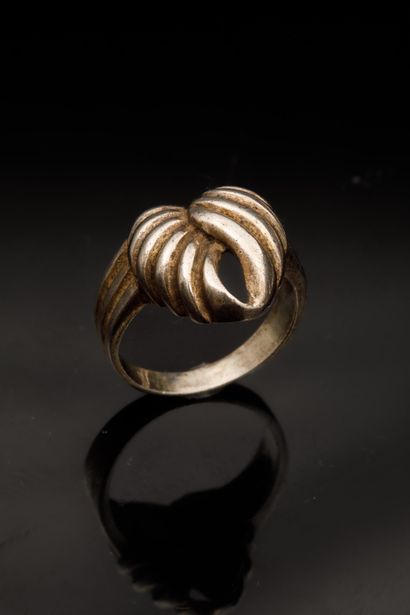 Bague en argent 925 millièmes (Poinçon Minerve)...