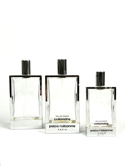 PACO RABANNE, Calandre 
Ensemble de trois...
