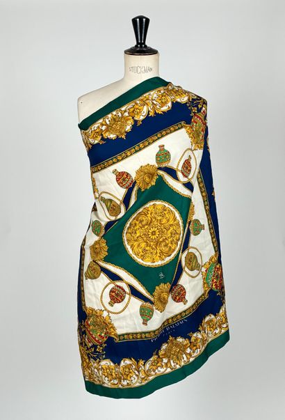 PIERRE BALMAIN, Paris
- Polyester square...