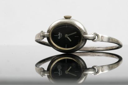 Quilbé
Montre jonc en argent à mouvement...