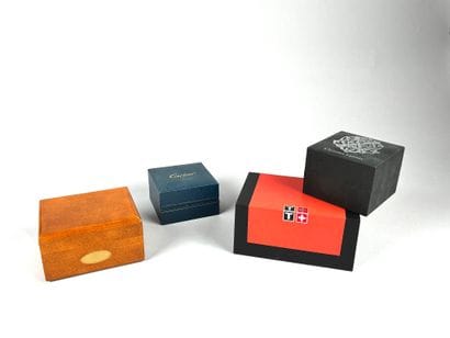Set of four watch cases by Christian Lacroix,...