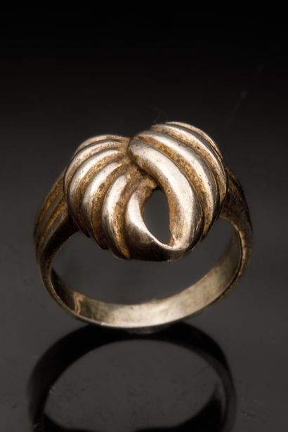 Bague en argent 925 millièmes (Poinçon Minerve)...