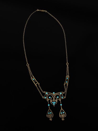 Collier ras de cou en argent façon esclave...