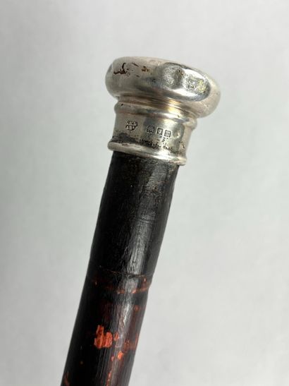 Canne à pommeau Milord argent (poinçon) avec...