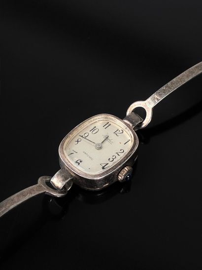 HERLUX
Montre de dame en argent poinçon cygne...