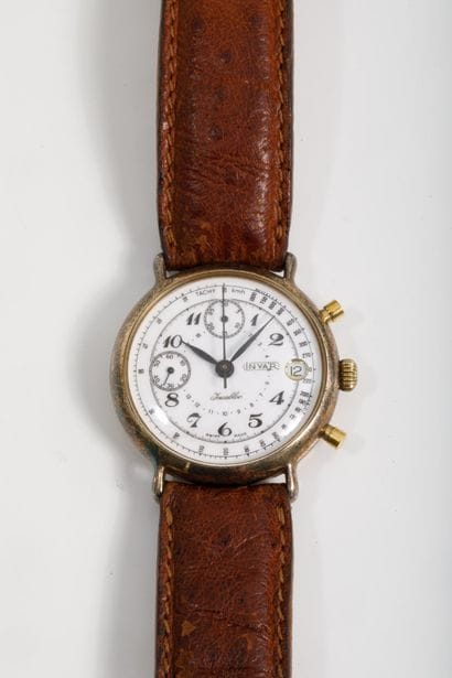 INVAR 
Men's wristwatch with mechanical chronometer...
