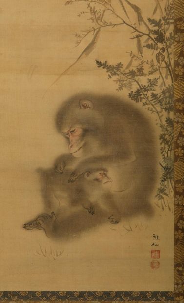 Mori Sosen (Japon, 1747-1821)
Encre et couleurs...