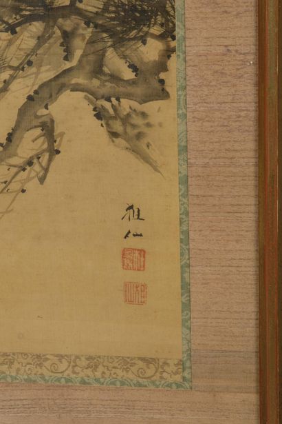 Mori Sosen (Japon, 1747-1821)
Encre et couleurs...