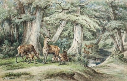 Pierre Frédéric LEHNERT (1811-?)
Cerf et...