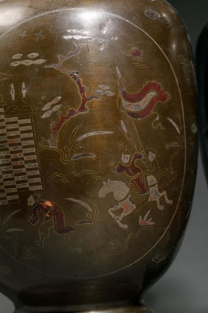 VIETNAM - Early 20th century
Pair of bronze...