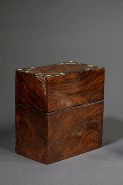 Small mahogany liqueur cabinet with mahogany...